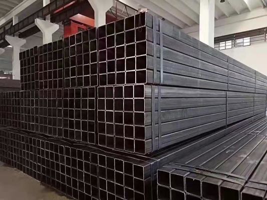 ASTM A500 GR B Secções estruturais ocas de aço carbono EN10210 EN10219