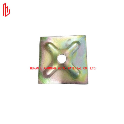 Carbon Steel Scaffolding Spare Parts square Formwork Tie Rod Washer Plate