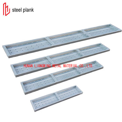 Escavadeira pré-galvanizada Planca de aço 1m - 4m comprimento Gancho de andaime em placas