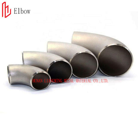 Tubos de aço carbono Fittings de aço inoxidável sem costura 45 / 90 / 180 graus Cotovelos