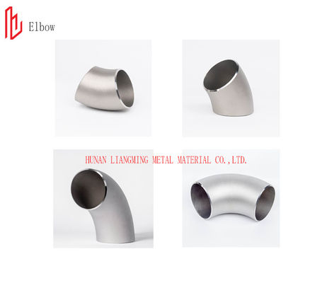 Tubos de aço carbono Fittings de aço inoxidável sem costura 45 / 90 / 180 graus Cotovelos