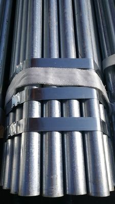 EN39 / BS1139 Escavadeira tubos galvanizados 48,3 mm OD terminações simples 3,20 mm Parede