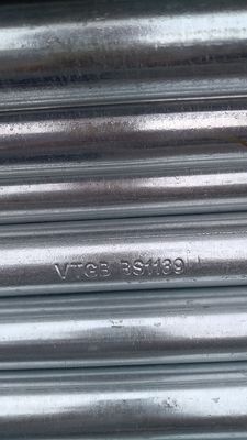 48.3mm Escavadeiro Galvanizado Tubo Plain / Endes roscados 3.20mm Tubos de Escavadeiro de Aço