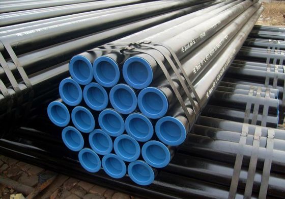 API 5L / ASTM A106 GR B Tubo sem costura Tubo de aço de cor metálica para construção